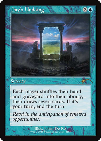 Day's Undoing (Retro Frame) [Secret Lair Drop Series]