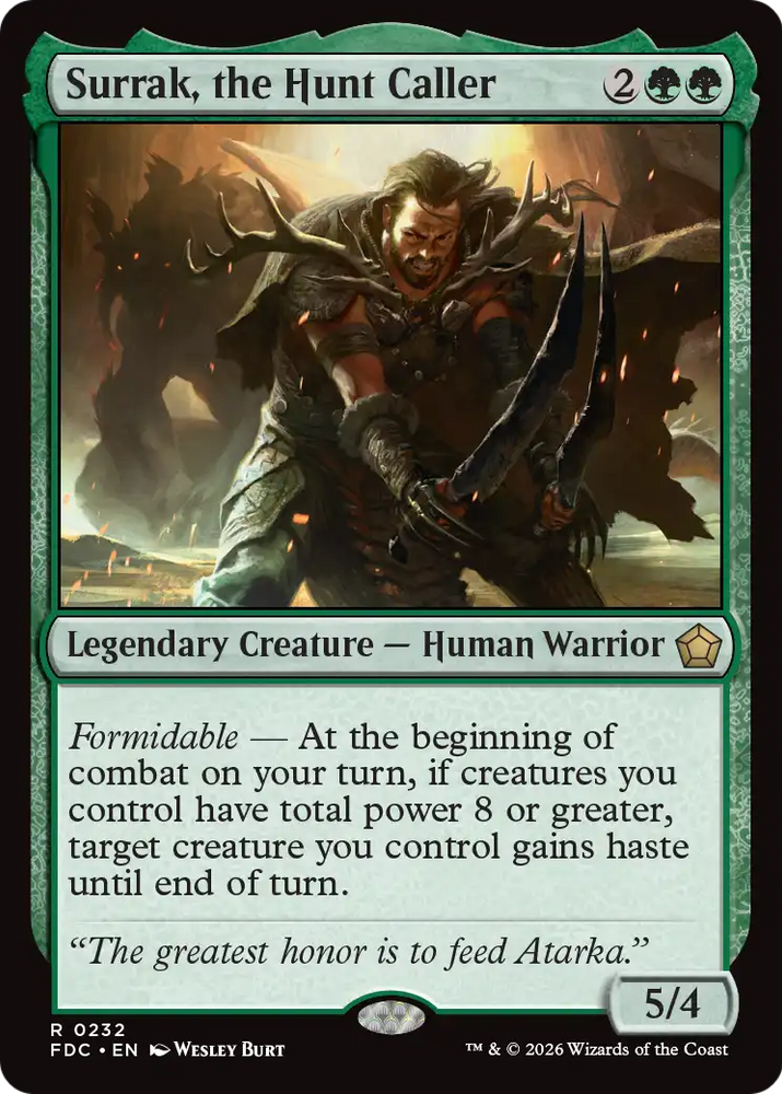 Surrak, the Hunt Caller [Foundations Commander]