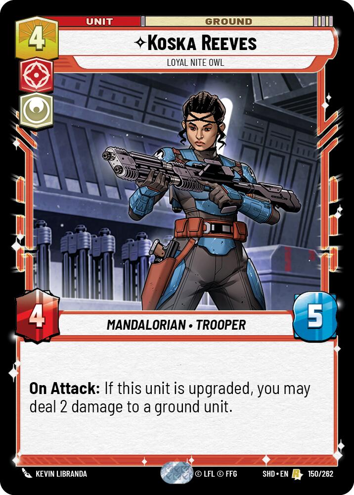 Koska Reeves - Loyal Nite Owl (150/262) (150/262) [Shadows of the Galaxy]
