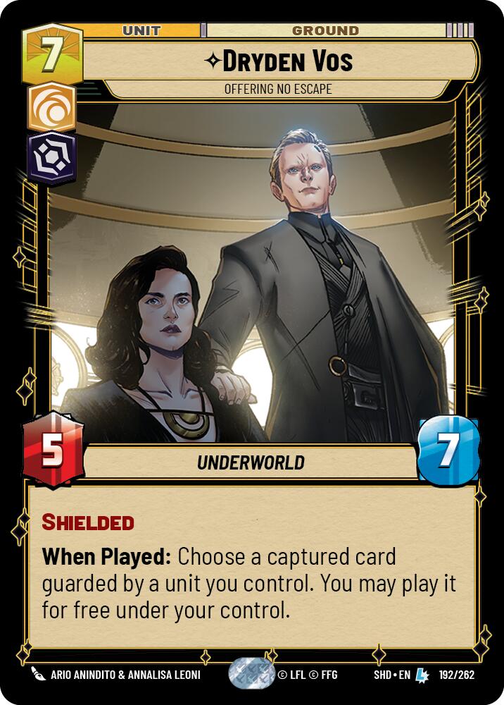 Dryden Vos - Offering No Escape (192/262) (192/262) [Shadows of the Galaxy]