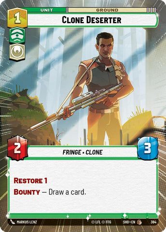 Clone Deserter (364) (Hyperspace) (364) [Shadows of the Galaxy]