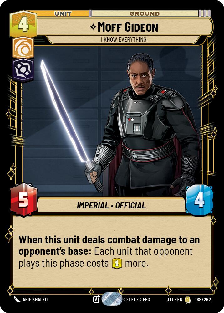 Moff Gideon - I Know Everything (188/262) (188/257) [Jump to Lightspeed]