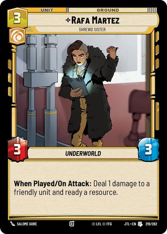 Rafa Martez - Shrewd Sister (219/262) (219/262) [Jump to Lightspeed]