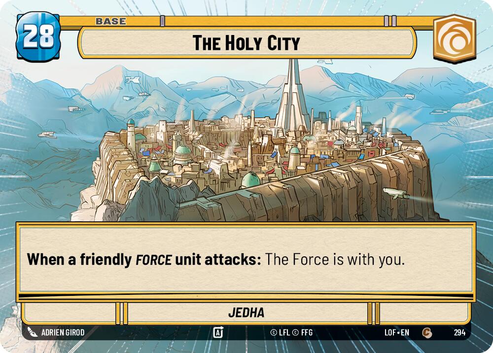 The Holy City // Shield (294 // t05) (Hyperspace) (294 // T05) [Legends of the Force]