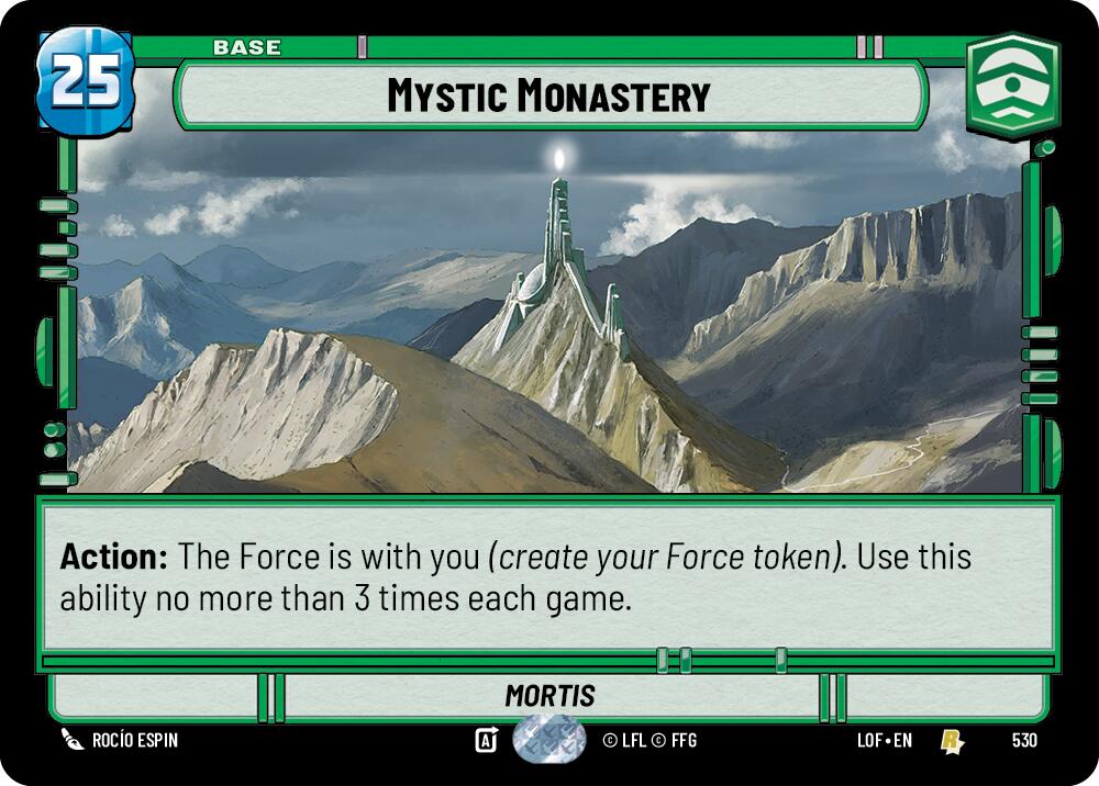 Mystic Monastery (530) (Foil) (530) [Legends of the Force]