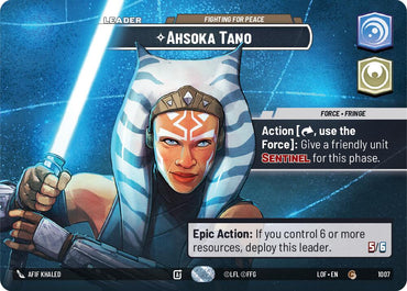 Ahsoka Tano - Fighting For Peace (1007) (Showcase) (1007) [Legends of the Force]