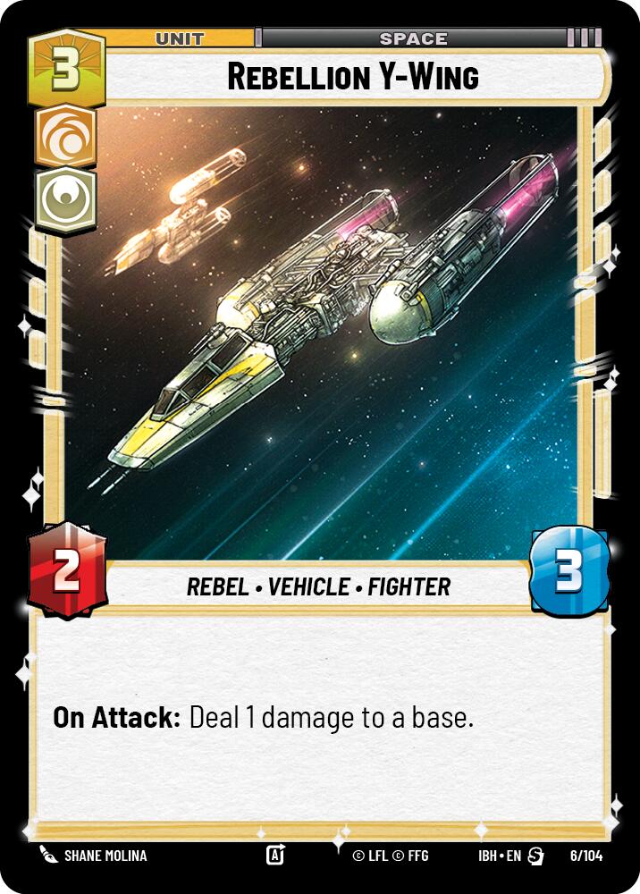 Rebellion Y-Wing (6/104) (6/104) [Intro Battle: Hoth]