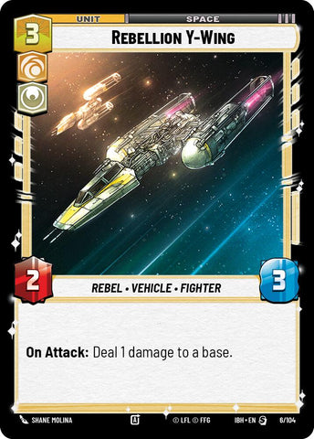 Rebellion Y-Wing (6/104) (6/104) [Intro Battle: Hoth]