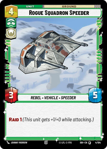 Rogue Squadron Speeder (4/104) (4/104) [Intro Battle: Hoth]