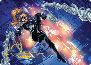 Arana, Heart of the Spider Art Card (Gold-Stamped Signature) [Marvel's Spider-Man Art Series]