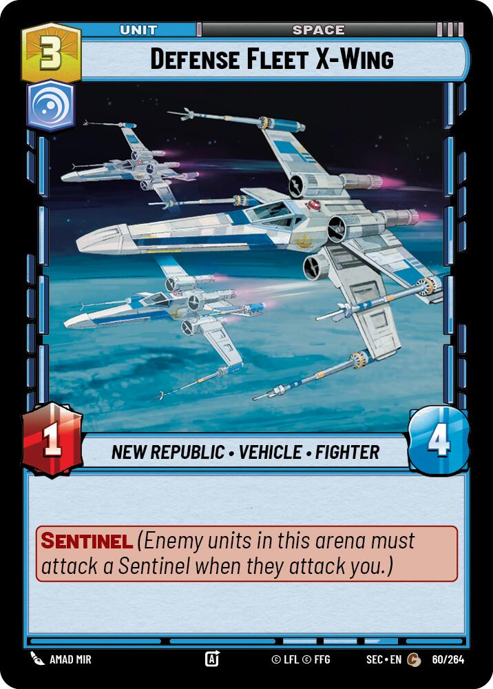 Defense Fleet X-Wing (60/264) (60/264) [Secrets of Power]