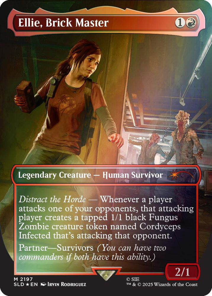 Ellie, Brick Master (Rainbow Foil) [Secret Lair Drop Series]