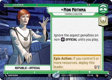 Mon Mothma - Forming a Coalition (Hyperspace) (273) (273) [Secrets of Power]