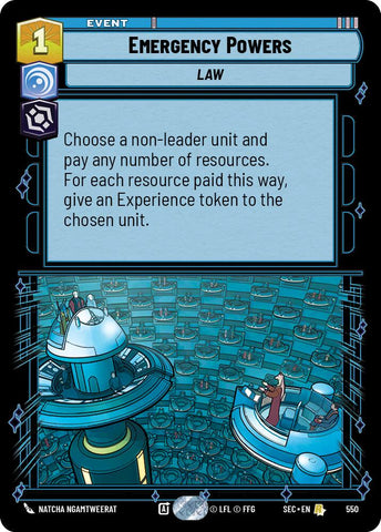 Emergency Powers (550) (Foil) (550) [Secrets of Power]