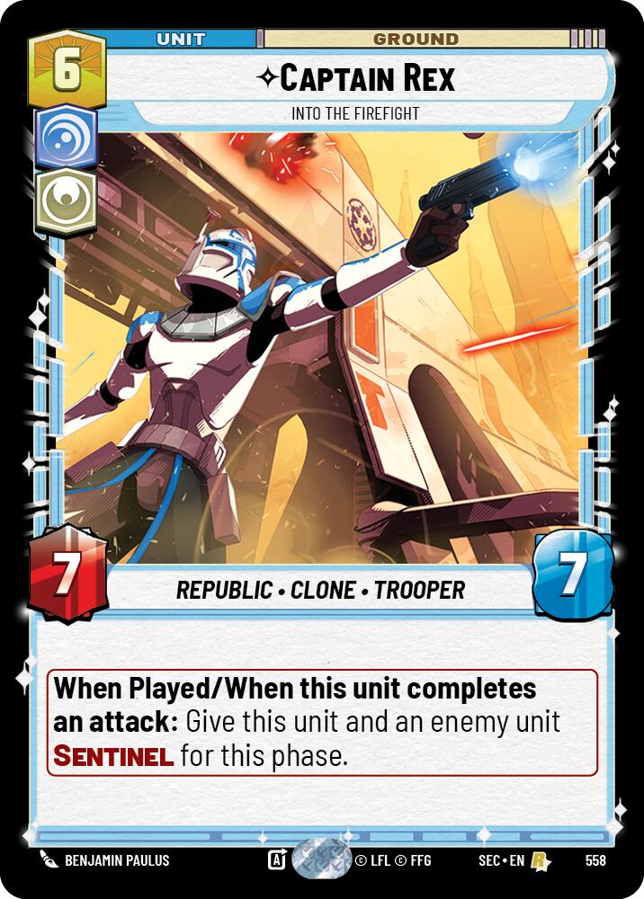 Captain Rex - Into the Firefight (Foil) (558) (558) [Secrets of Power]