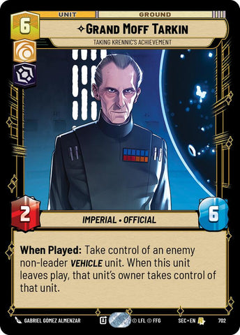 Grand Moff Tarkin - Taking Krennic's Achievement (Foil) (702) (702) [Secrets of Power]