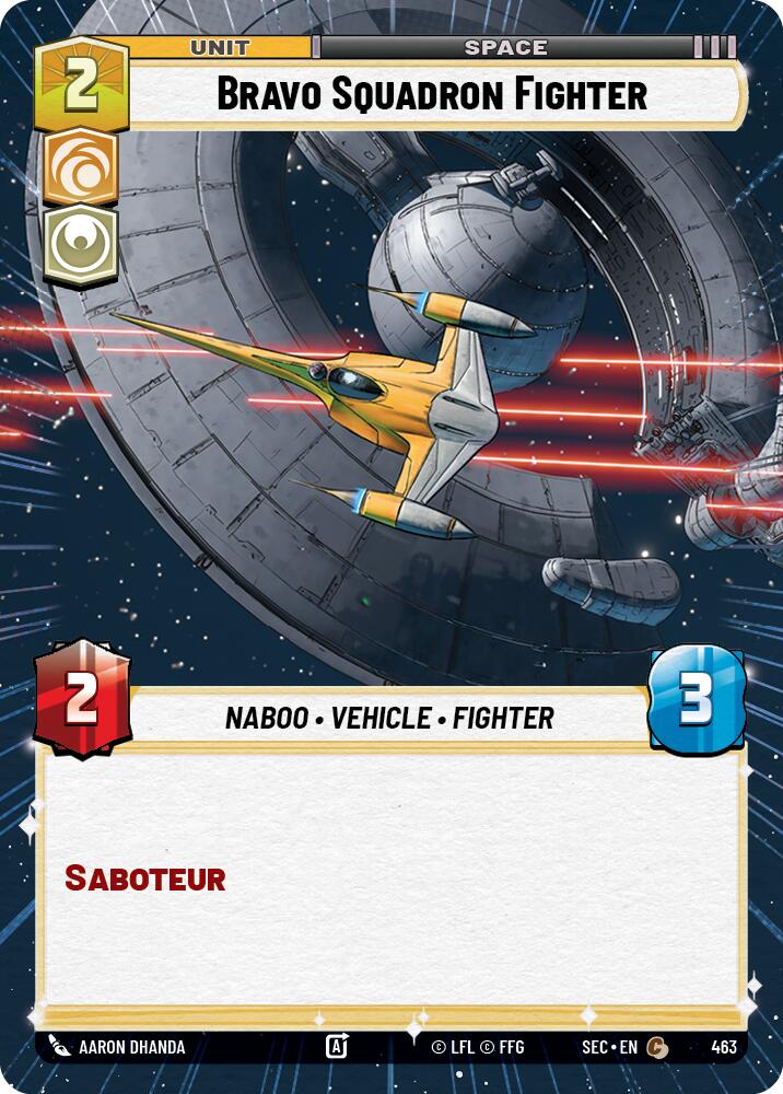 Bravo Squadron Fighter (463) (Hyperspace) (463) [Secrets of Power]