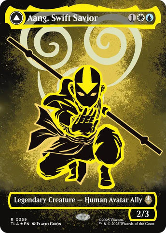 Aang, Swift Savior (359) (Borderless) [Avatar: The Last Airbender]