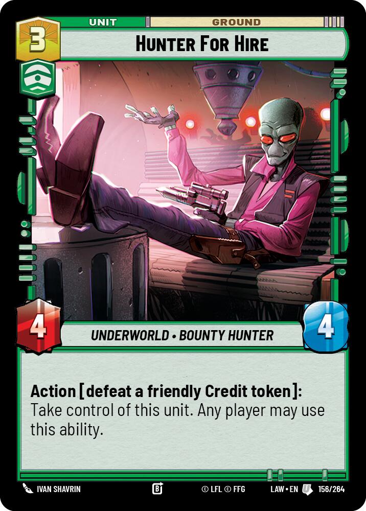 Hunter for Hire (156/264) (156/264) [A Lawless Time]