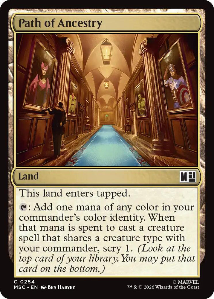 Path of Ancestry (Surge Foil) [Marvel Super Heroes Commander]