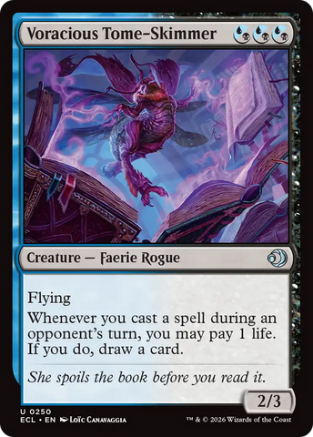 Voracious Tome-Skimmer [Lorwyn Eclipsed]