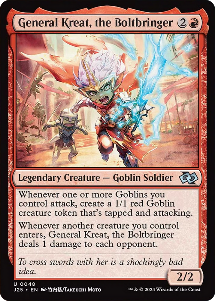 General Kreat, the Boltbringer (Anime) [Foundations Jumpstart]