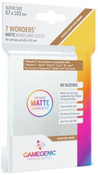 Gamegenic Matte Board Game Sleeves (67mm x 103mm)