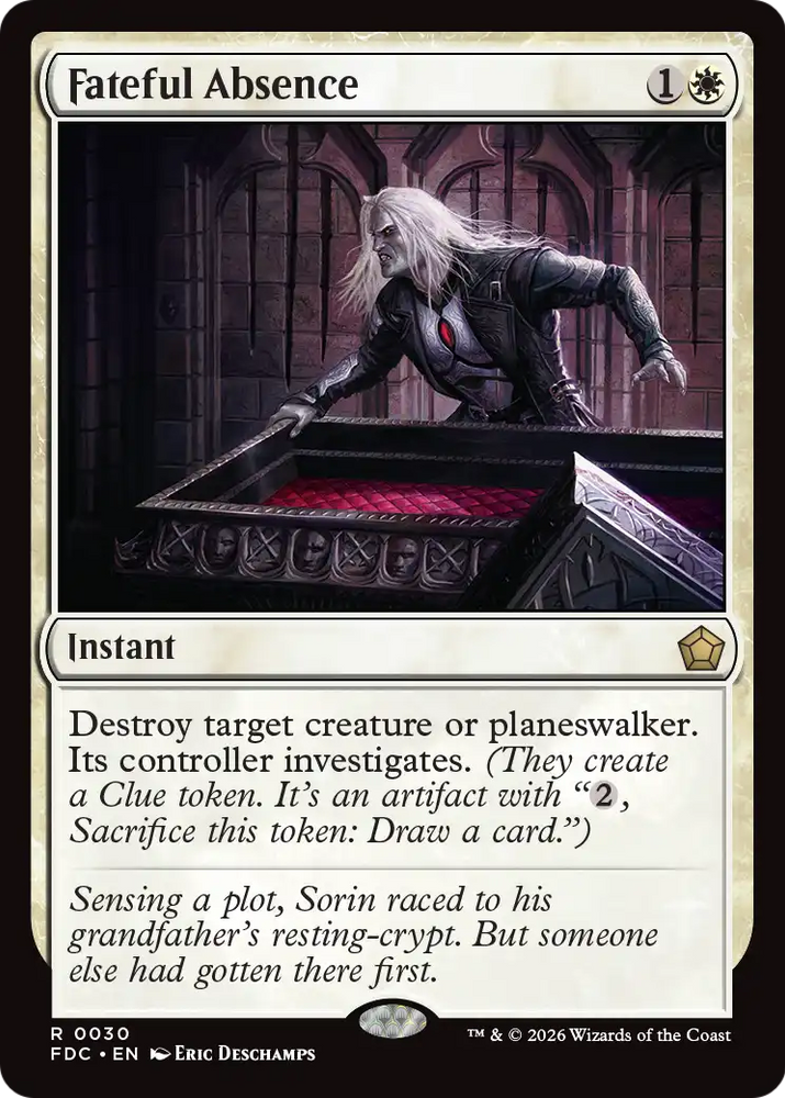 Fateful Absence [Foundations Commander]