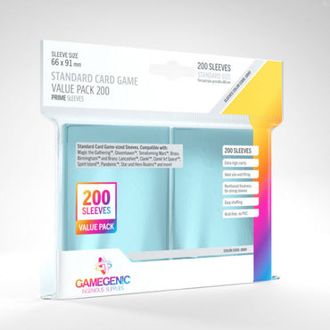 Gamegenic Matte 200 Standard Sleeves (66mm x 91mm)