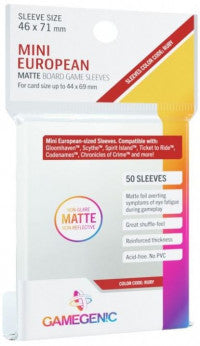 Gamegenic Matte Mini European Sleeves (46mm x 71mm)