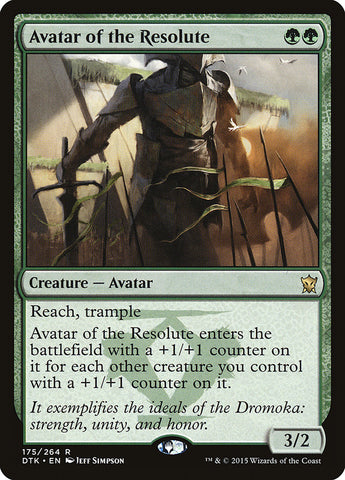 Avatar of the Resolute [Dragons of Tarkir]