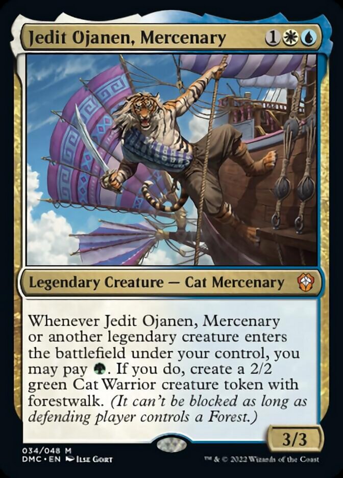 Jedit Ojanen, Mercenary [Dominaria United Commander]