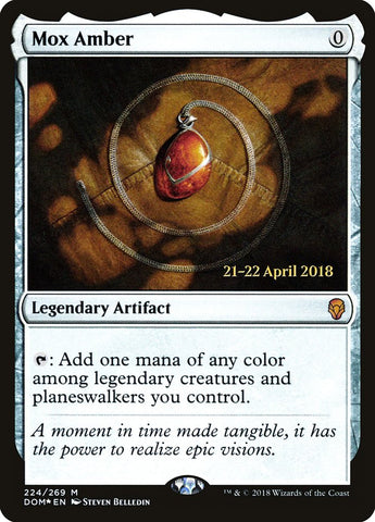 Mox Amber [Dominaria Prerelease Promos]