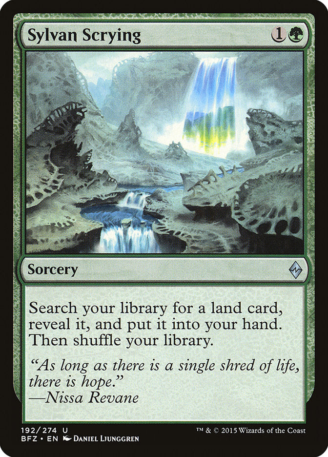 Sylvan Scrying [Battle for Zendikar]