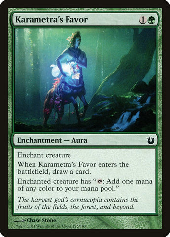 Karametra's Favor [Born of the Gods]