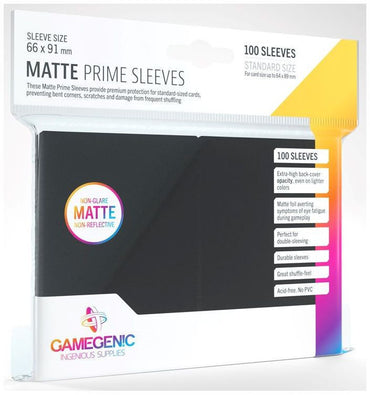 Gamegenic Matte Prime 100 Standard Sleeves
